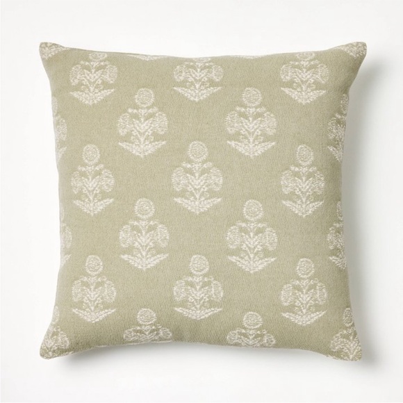 Threshold Other - Woven Block Print Square Throw Pillow
Light Sage/Cream - Threshold Studio McGee